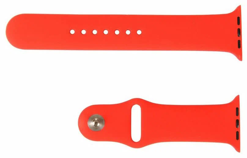 Ремешок Red Line для Apple watch - 42-44 mm, mObility, красный УТ000018877