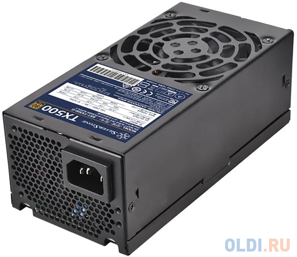 SST-TX500-G V1.0 500W, TFX, 80 PLUS Gold, 80mm FAN 18dBA, RTL  (810454) {8}