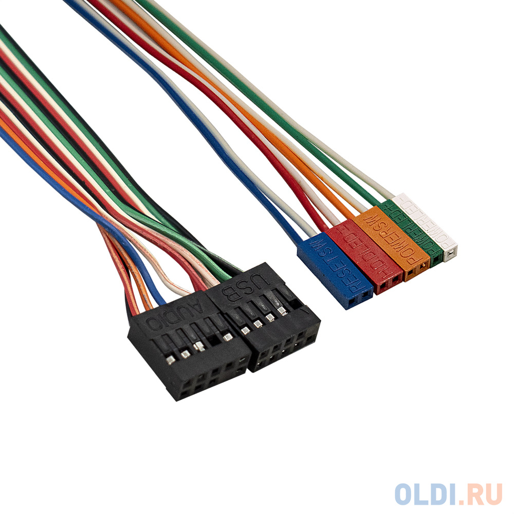 Корпус Miditower ExeGate UN-603-UN400 (ATX, БП UN400 с вент. 12см, 2*USB, аудио, черный)