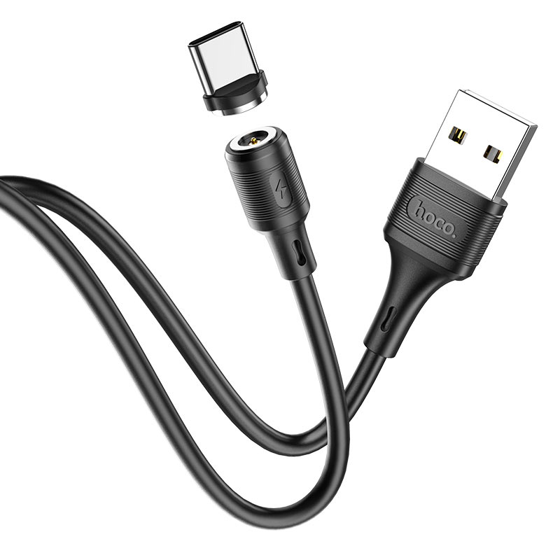 Аксессуар Hoco Magnetic X52 USB - Type-C 1m Black 6931474735546 в Москвe