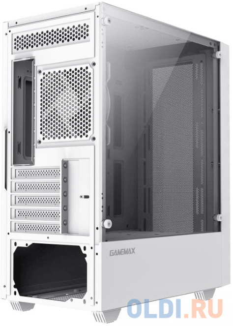 Корпус microATX GameMax STORM WH Без БП белый в Москвe