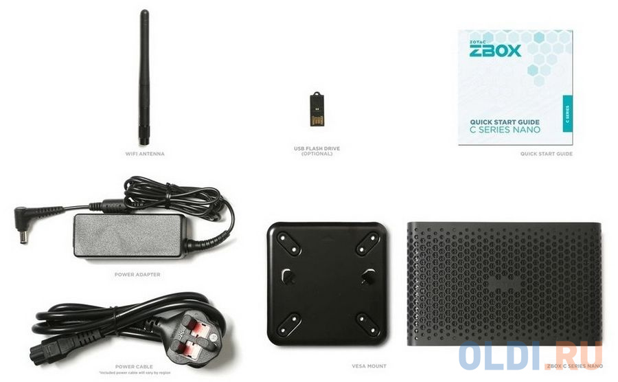 ZBOX-CI625NANO ZOTAC ZBOX NANO, SFF, FANLESS, i3-1115G4, 2X DDR4 SODIMM, 2.5&quot;SATAIII BAY, 2 GLAN, WIFI, BT,DP/HDMI, EU+UK PLUG (623936) в Москвe