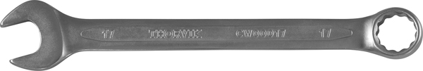 Ключ гаечный комбинированный 24x24 мм, CrV, кованый, Thorvik CW00024 (52038)