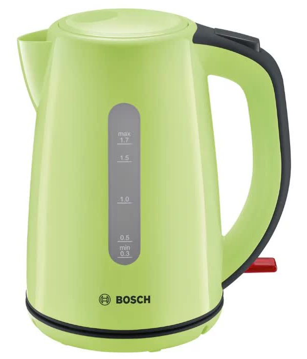 Чайник электрический Bosch TWK7506 зеленый/черный