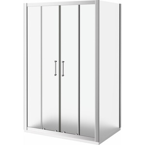 Душевой уголок Good Door Latte WTW-TD+SP 150х80 матовый Grape, хром матовый