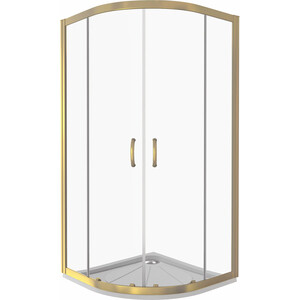 Душевой уголок Good Door Jazz R 100x100 прозрачный, золото (R-100-C-G) в Москвe