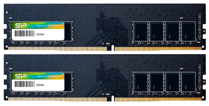 Комплект памяти DDR4 DIMM 16Gb (2x8Gb), 3200MHz, CL16, Silicon Power, XPOWER AirCool (SP016GXLZU320B2A)