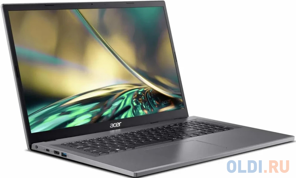 Acer Aspire 3 A317-55P-C454 [NX.KDKCD.007] Silver 17.3" {FHD N100/8Gb/SSD512Gb/NoOs}