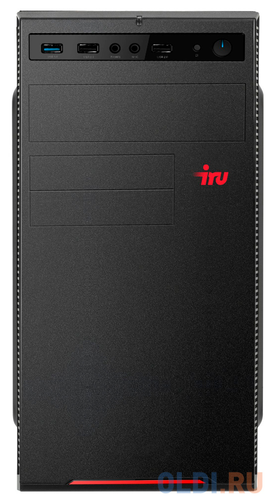 ПК IRU Home 310H5SE MT i3 10100 (3.6) 8Gb 1Tb 7.2k SSD240Gb UHDG 630 Free DOS GbitEth 400W черный (1623388) в Москвe