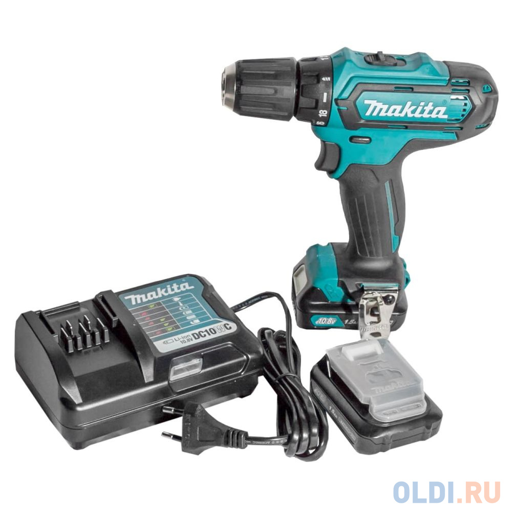 Дрель-шуруповерт Makita DF333DWME аккум. патрон:быстрозажимной (кейс в комплекте)