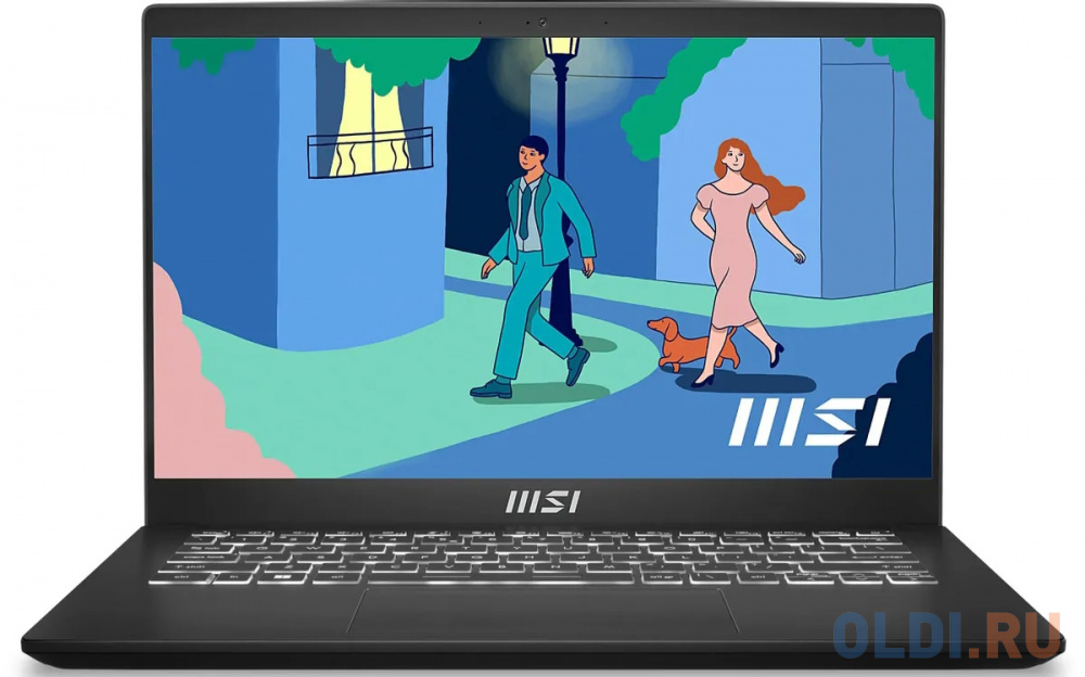 Ноутбук MSI Modern 14 C7M Ryzen 5 7530U/8/SSD512Gb/14&amp;quot;/IPS/FHD/Win11/black (9S7-14JK12-238)