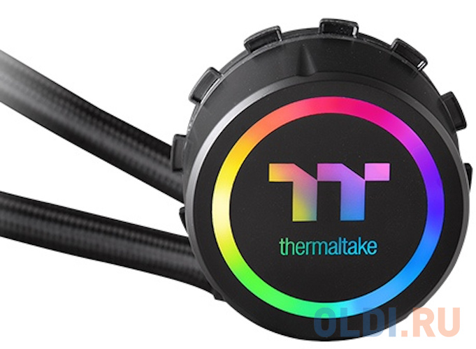 Жидкостная система охлаждения Thermaltake  CL-W255-PL12SW-A Floe DX RGB 240 TT Premium Edition/All-In-One Liquid Cooling System/Braided Tube/Riing Duo