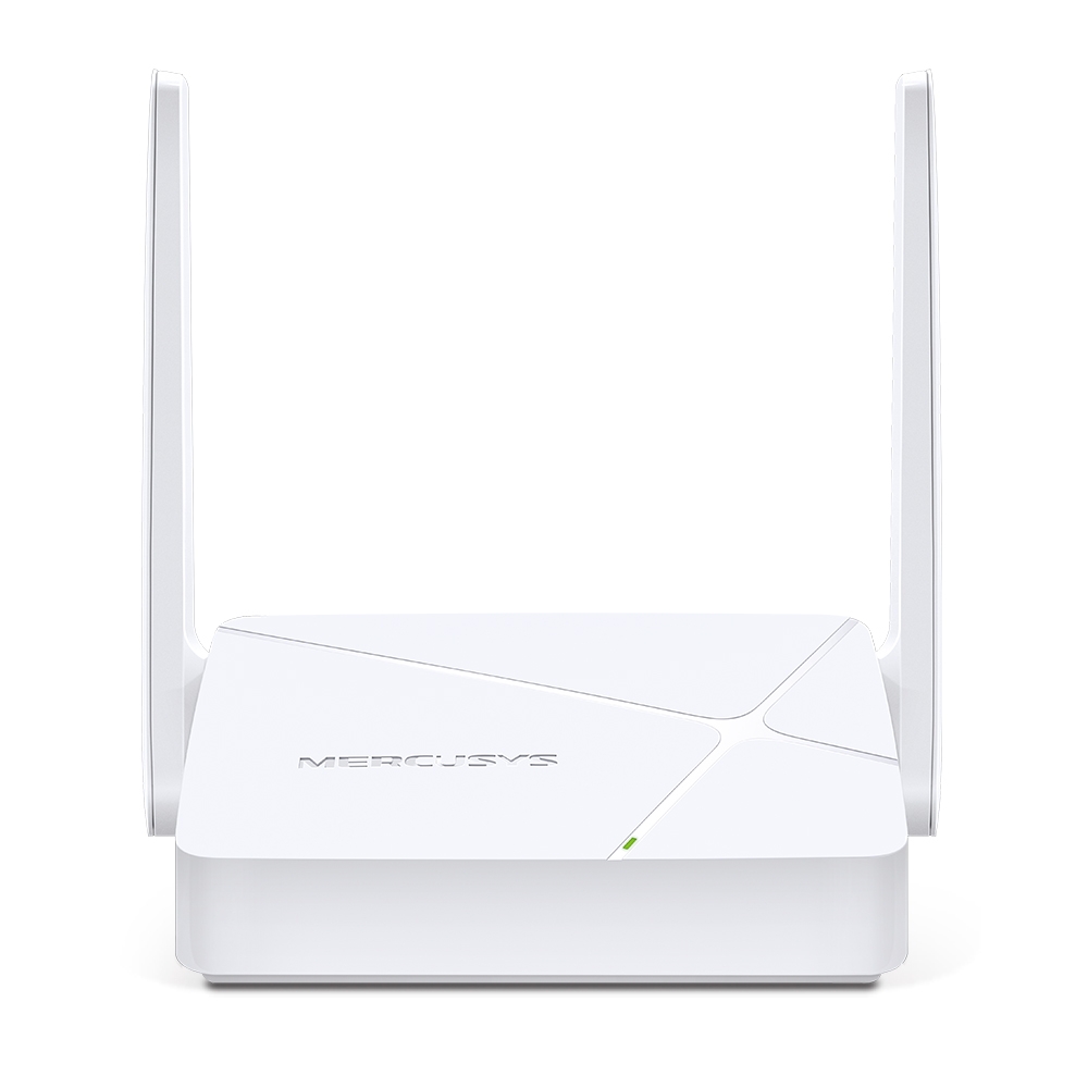 Wi-Fi роутер Mercusys MR20, 802.11a/b/g/n, 2.4 / 5 ГГц, до 733 Мбит/с, LAN 2x100 Мбит/с, WAN 1x100 Мбит/с, внешних антенн: 2x5 дБи