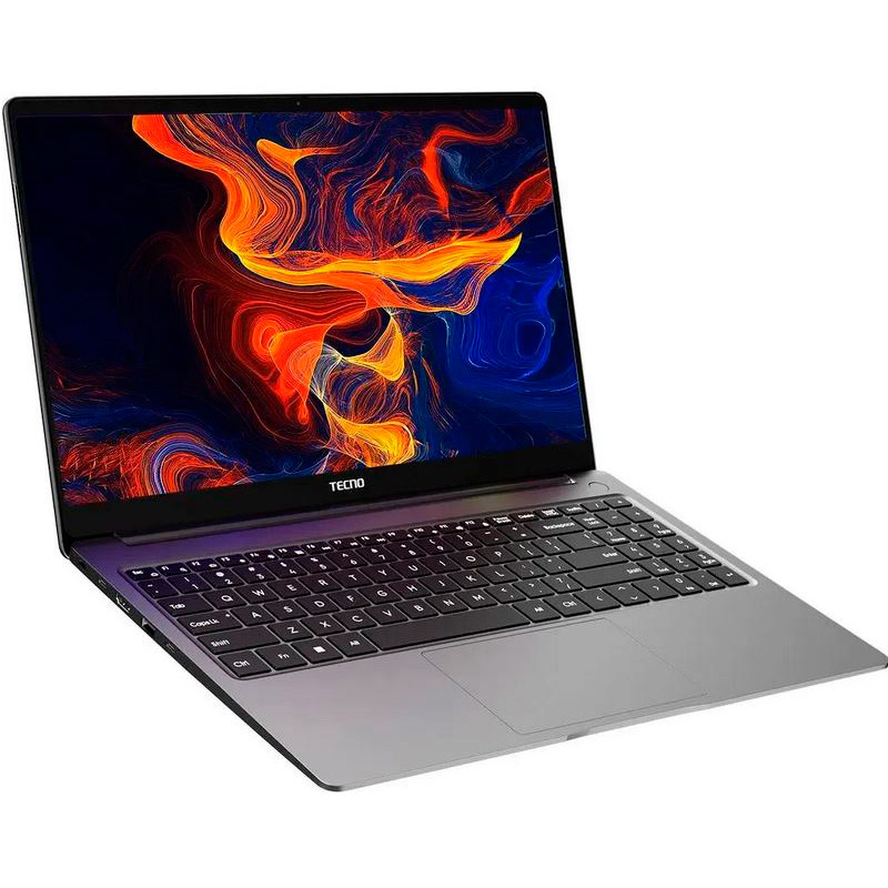 Ноутбук Tecno T1 R5 16G + 1T Grey TCN-T1R5D15.1.GR (AMD Ryzen 5 5560U 2.3 GHz/16384Mb/1Tb SSD/AMD Radeon Graphics/Wi-Fi/Bluetooth/Cam/15.6/1920x1080/DOS)