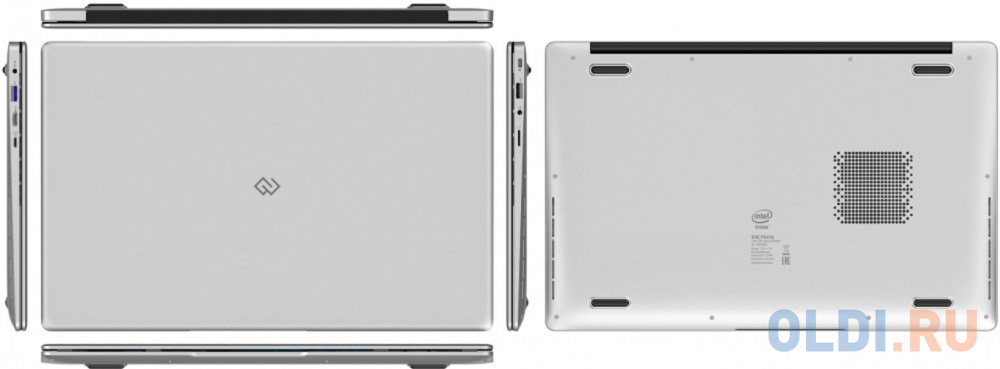 Ноутбук Digma EVE P5416 Pentium Silver N5030 4Gb SSD128Gb Intel UHD Graphics 600 15.6" FHD (1920x1080) Windows 11 Professional silver WiFi BT Cam