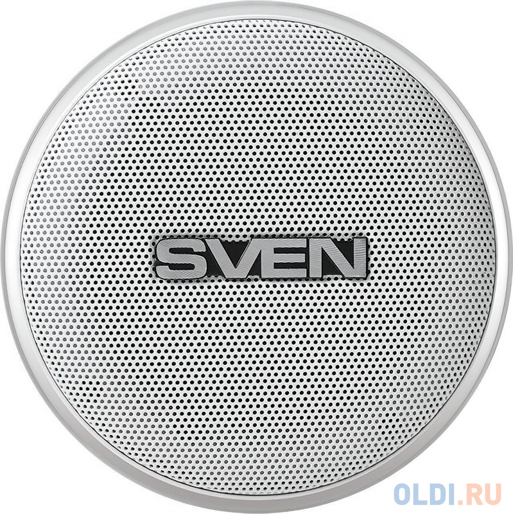 Мобильные колонки SVEN PS-265 1.0 белые (10W, mini Jack, USB, Bluetooth, micro SD, подсветка, USB Type-C, 2000 мA) в Москвe