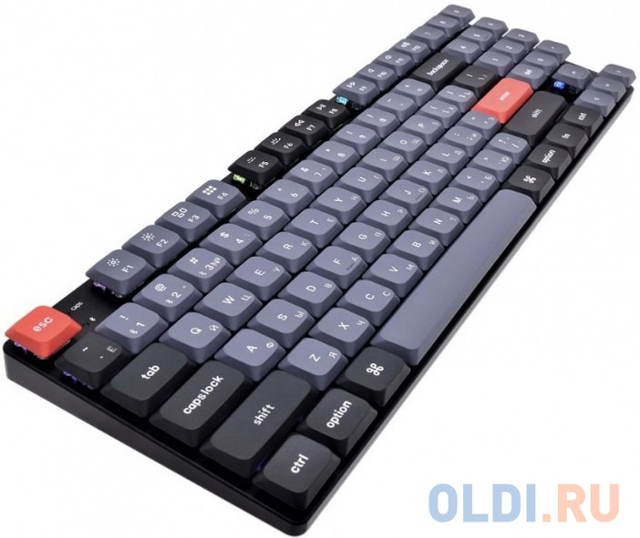 Беспроводная механическая клавиатура QMK Keychron K13 Pro, 90 клавиш, Hot-Swap, Gateron low profile Blue Switch в Москвe