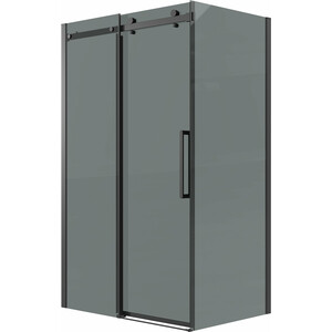 Душевой уголок Grossman Classic 100x80 тонированный, черный матовый (120.K33.04.1080.21.10) в Москвe