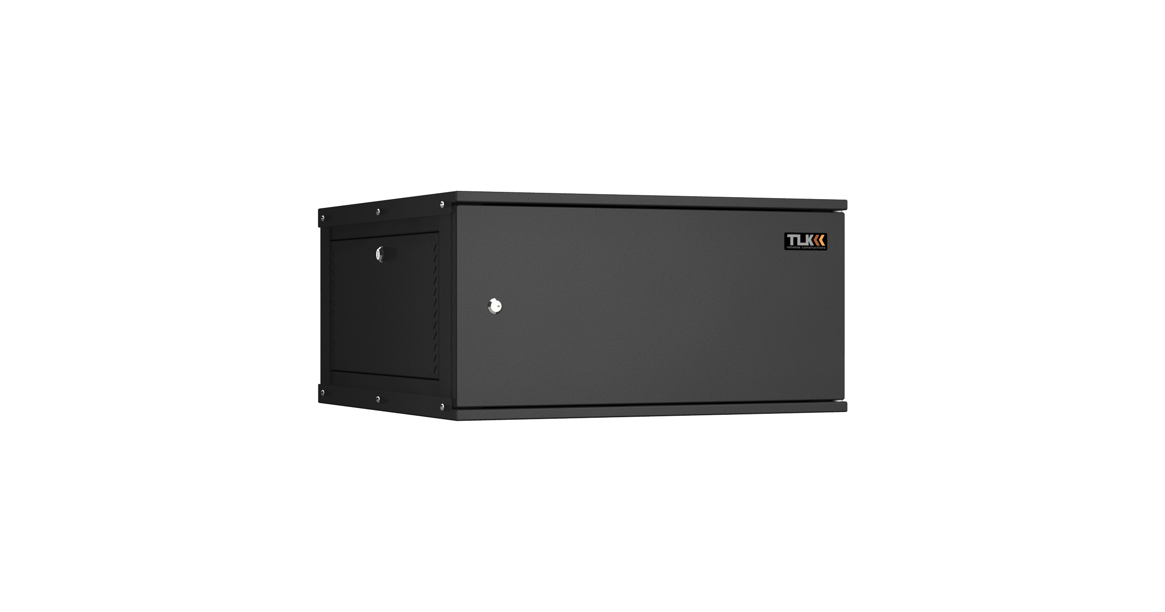Шкаф телекоммуникационный настенный 6U 600x600 мм, металл, черный, в сборе, TLK Lite (TWI-R) (TWI-066060-R-M-BK)