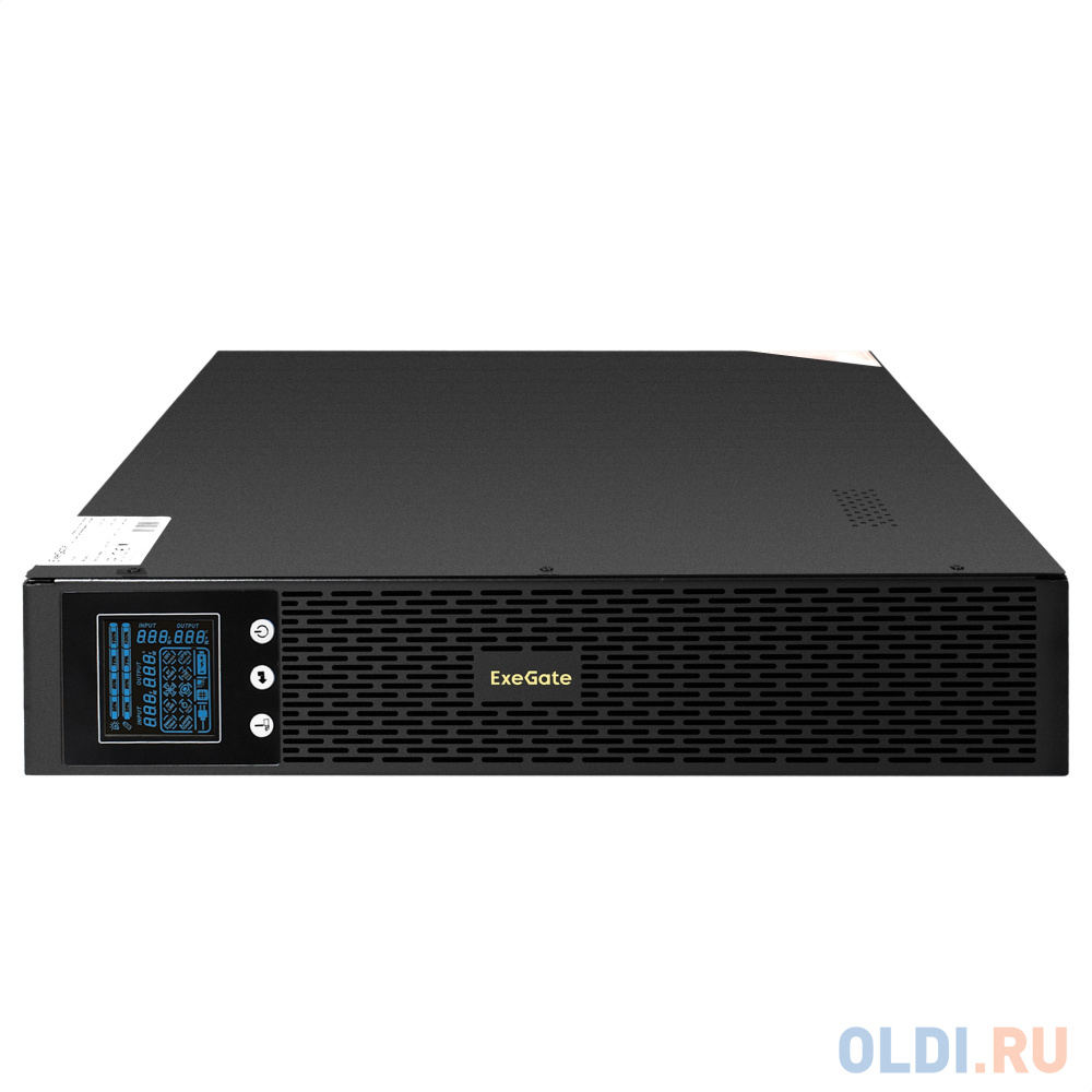 Exegate EP285642RUS ИБП Pure Sine Wave ExeGate SinePower UHB-1000.LCD.AVR.C13.RJ.USB.2U <1000VA/800W, LCD, AVR, 8*IEC-C13, RJ45/11, USB, Rackmount в Москвe