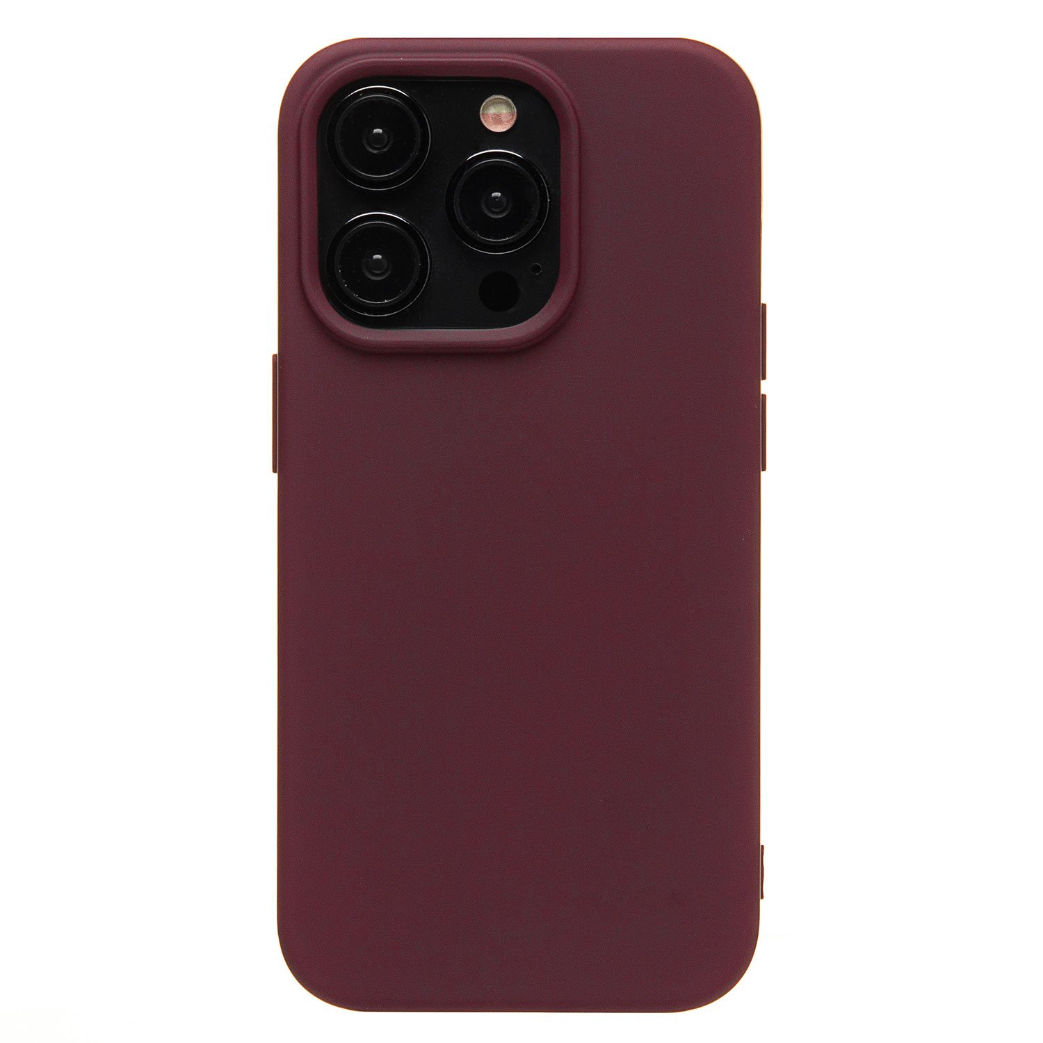 Чехол-накладка Activ Full Original Design для смартфона Apple iPhone 15 Pro, силикон, бордовый (220164)