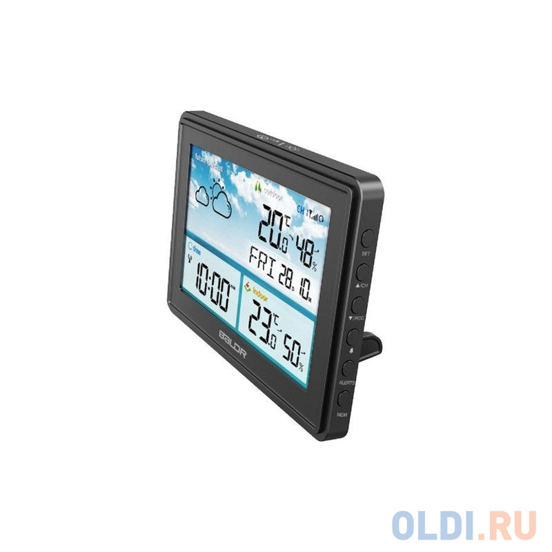 BALDR B0359WST2H2R-BLACK Беспроводная метеостанция, черный