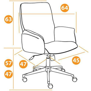 Кресло TetChair Madrid ткань, коричневый F25 / ЗМ7-147