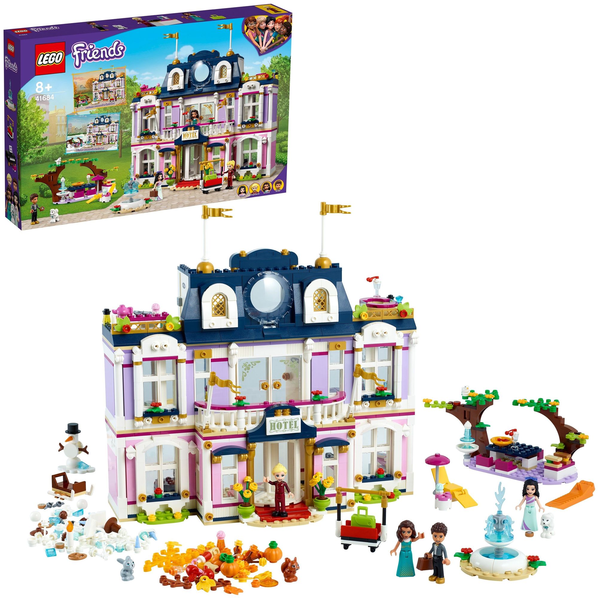 Конструктор LEGO Friends "Гранд-отель Хартлейк Сити" 41684