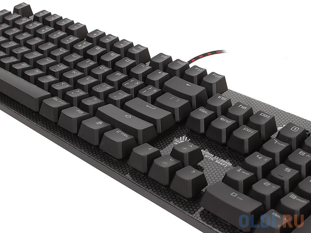 Клавиатура A4Tech Bloody B800 серый/черный USB Gamer LED