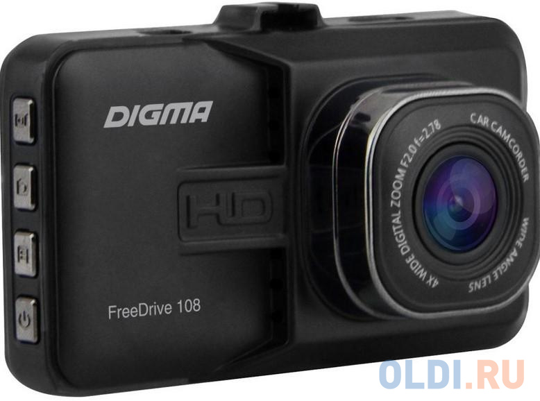 Видеорегистратор Digma FreeDrive 108 черный 1080x1920 1080p 140гр. NTK96223