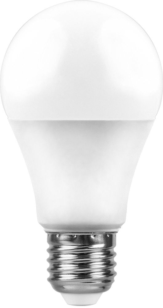 Лампа светодиодная E27 груша/A60, 7Вт, 6400K / дневной, 560лм, Feron LB-91 (25446)
