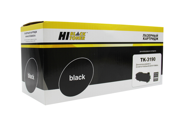 Картридж лазерный Hi-Black HB-TK-3190 (TK-3190/1T02T60NL0), черный, 25000 страниц, совместимый, для Kyocera P3055DN/3060DN с чипом