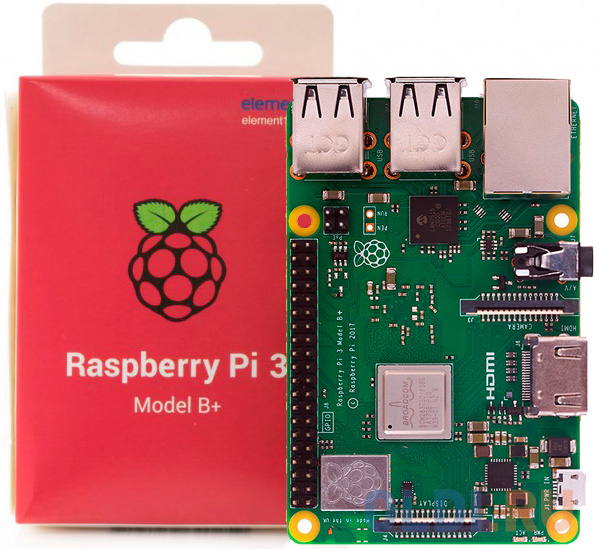 Микрокомпьютер Raspberry Raspberry Pi 3 Modell B+