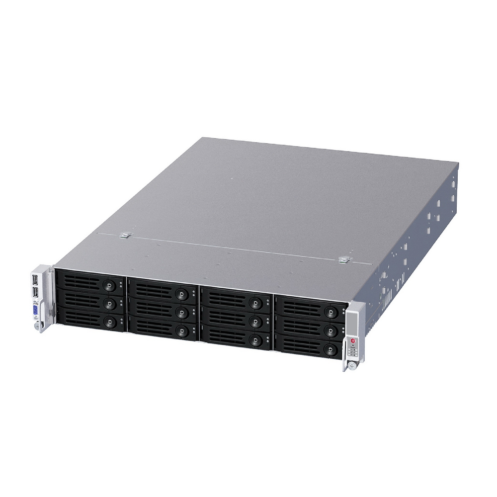 Корпус Ablecom CS-R29, E-ATX, 2U RM, 12x3.5 HS, Redundant 2x800 Вт, черный (CS-R29-02P/A0-CSR2902XX00T1)