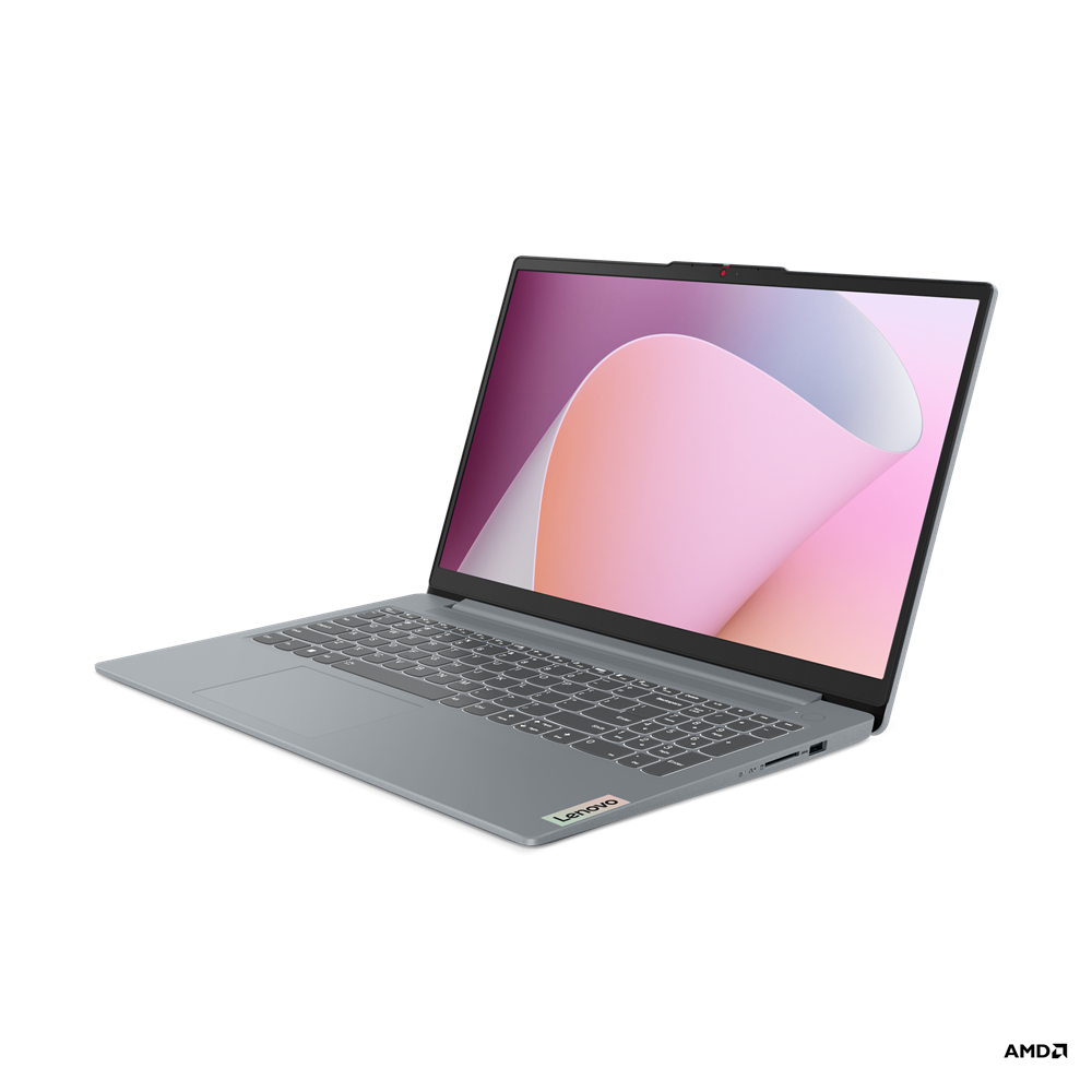 Ноутбук Lenovo IdeaPad Slim 3 15AMN8 15.6" 1920x1080, AMD Ryzen 5 7520U 2.8 ГГц, 8Gb RAM, 512Gb SSD, без OC, серый (82XQ0007RK)