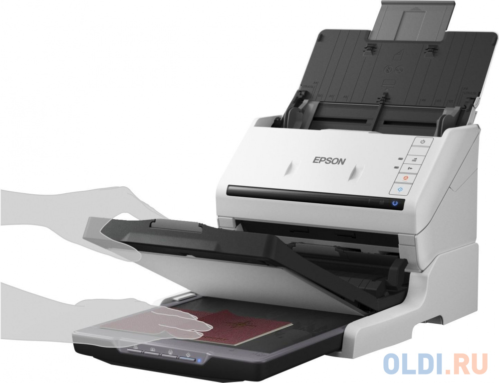 EPSON WorkForce DS-530II  (B11B261401) {, A4, протяжной, 600dpi, 35 стр. / мин, USB3.0, DADF}