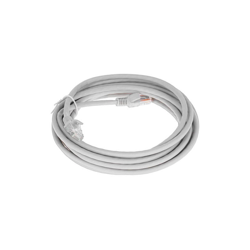 Сетевой кабель Gembird Cablexpert UTP LSZH cat.5e 5m Grey PP30-5M