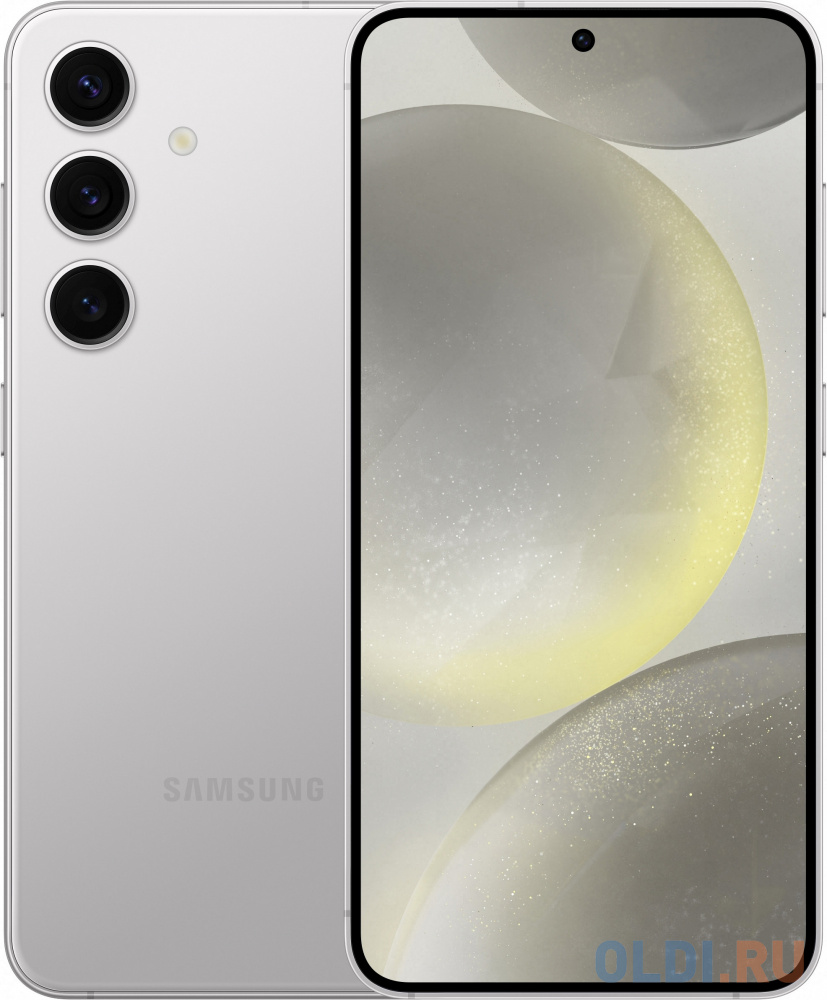 Смартфон Samsung SM-S921B Galaxy S24 5G 256Gb 8Gb серый моноблок 3G 4G 6.2" 1080x2340 Android 14 50Mpix 802.11 a/b/g/n/ac/ax NFC GPS GSM900/1800