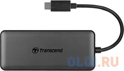 Концентратор USB Type-C Transcend HUB5C 4 х USB 3.0 SD/SDHC microSD 2 х USB Type-C черный