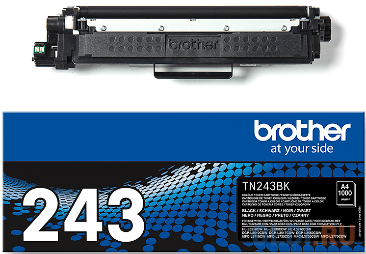 Картридж лазерный Brother TN243BK черный (1000стр.) для Brother DCP-9010 HL-3040/3050/3070 MFC-9010/9120/9320