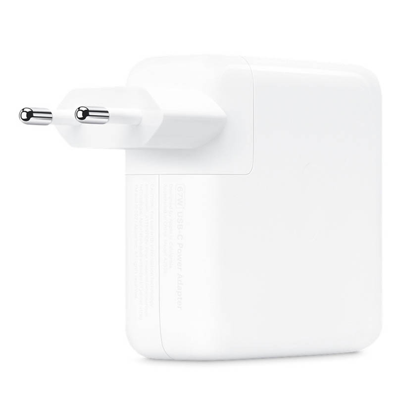 Зарядное устройство APPLE Power Adapter (A2518) USB-C 67W White MKU63 в Москвe