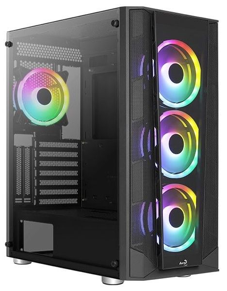 Корпус MidiTower AeroCool PRISM-G-BK-v2 ATX (4711099471768) в Москвe