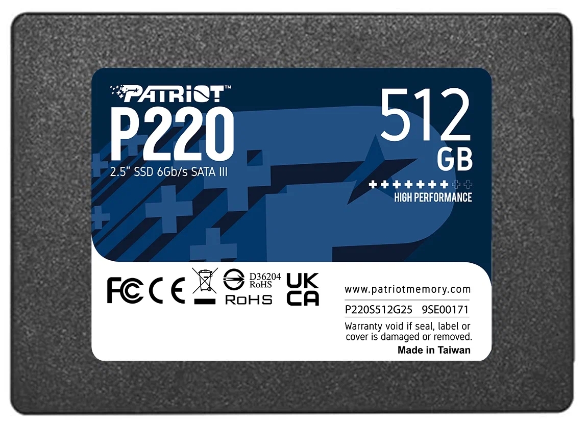 Накопитель SSD 2.5" Patriot 512GB P220 (P220S512G25) в Москвe