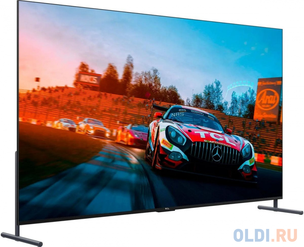 Телевизор QLED TCL 98" 98C745 черный 4K Ultra HD 120Hz DVB-T DVB-T2 DVB-C DVB-S DVB-S2 USB WiFi Smart TV (RUS)