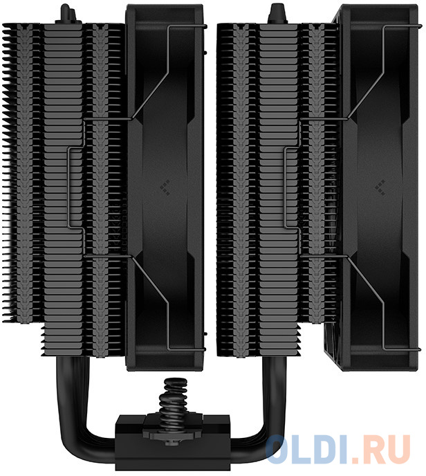 DEEPCOOL AG620 DIGITAL BK ARGB LGA1700/1200/115X/AM5/AM4 (8шт/кор, TDP 260W, PWM, DUAL Fan 120mm, 6 тепл. трубок, черный) RET