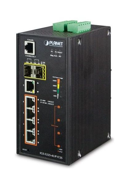 Коммутатор Planet IP30 IGS-5225-4UP1T2S