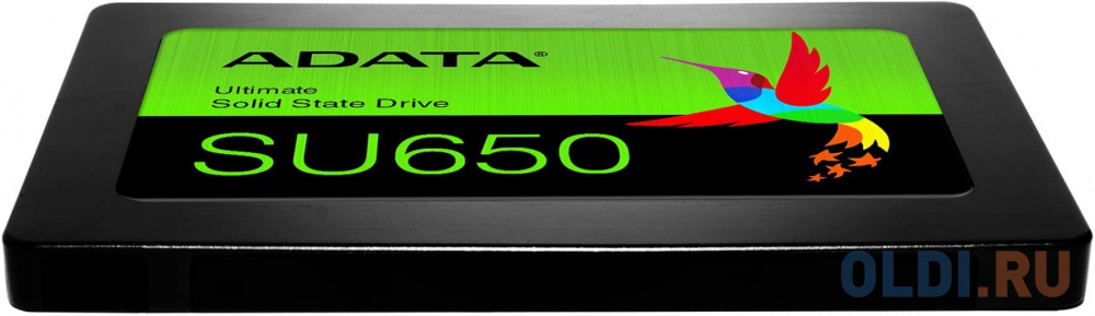 2.5&quot; 256GB ADATA SU650 Client SSD [ASU650SS-256GT-R] SATA 6Gb/s, 520/450, IOPS 40/75K, MTBF 2M, 3D NAND, DRAM less, 140TBW, 0,5DWPD, RTL {100 в Москвe