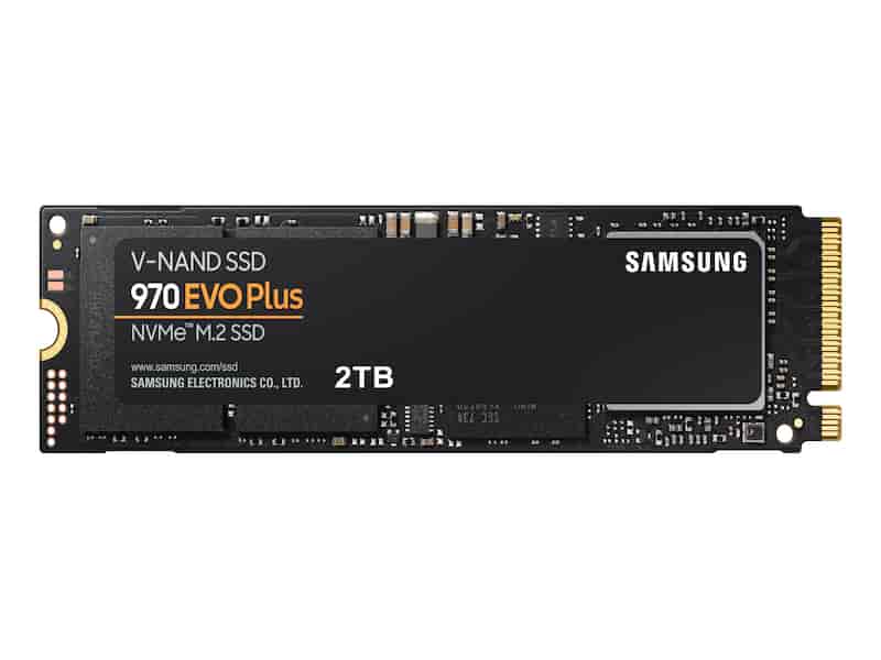 Твердотельный накопитель (SSD) Samsung 2Tb 970 EVO Plus, 2280, PCI-E 3.0 x4, NVMe (MZ-V7S2T0B/AM) Retail