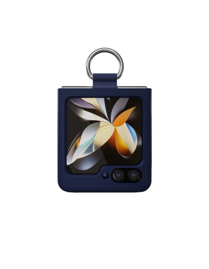 Чехол защитный VLP Flex Case для Samsung Z flip 5, синий