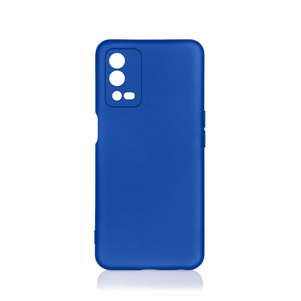 Чехол DF для Samsung Galaxy A03 Core Silicone Blue sOriginal-33